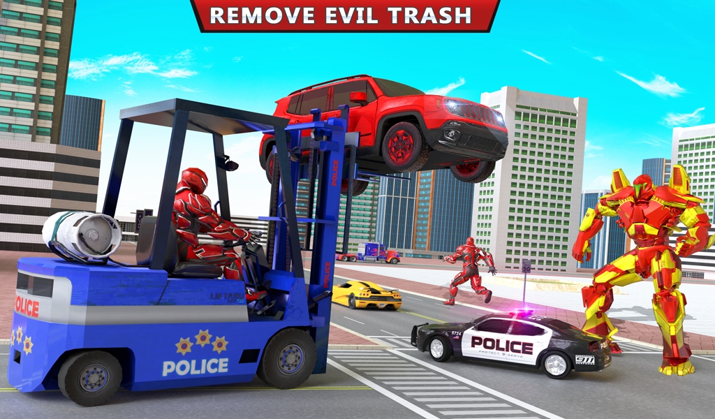 警车机器人汽车最新游戏下载-警车机器人汽车安卓版下载