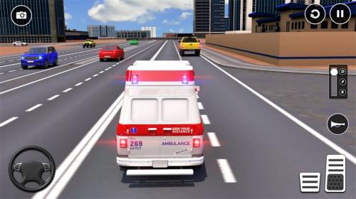 真实救护车模拟免费中文下载-真实救护车模拟手游免费下载