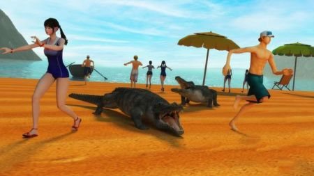 饥饿的鳄鱼模拟最新版手游下载-饥饿的鳄鱼模拟免费中文下载
