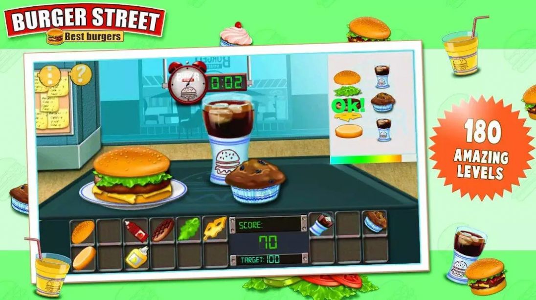 汉堡美食街手游下载安装-汉堡美食街最新免费版游戏下载
