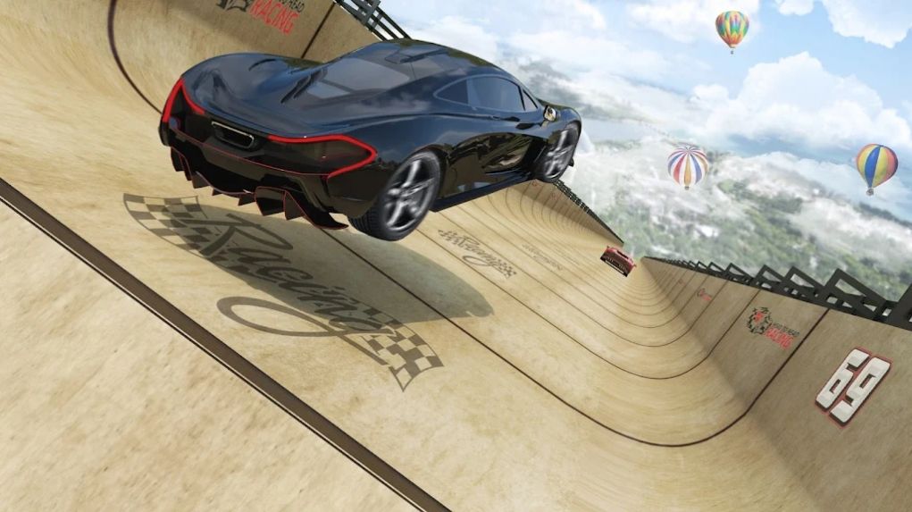 超级汽车特技比赛3D最新版手游下载-超级汽车特技比赛3D免费中文手游下载
