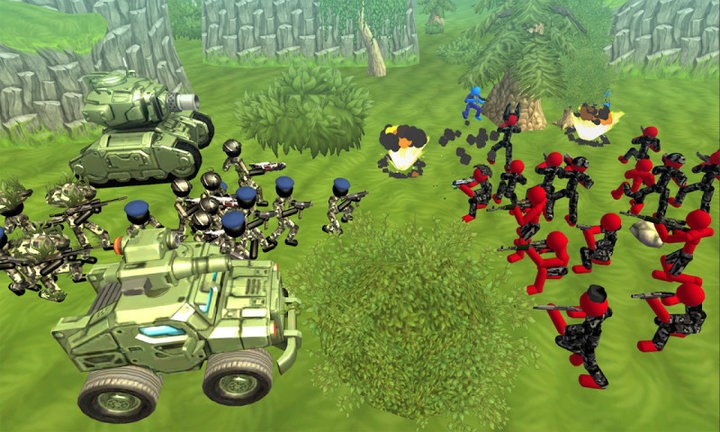 火柴人坦克战模拟器游戏