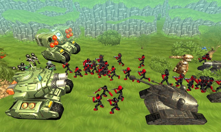 火柴人坦克战模拟器游戏
