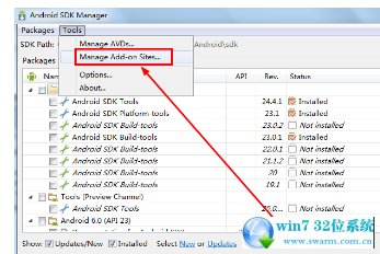 win7ϵͳandroid sdk manager ޷µĽ