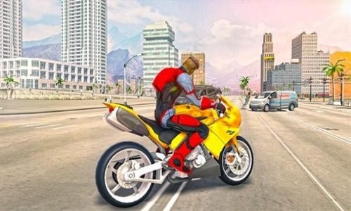 摩托自行车特技游戏
